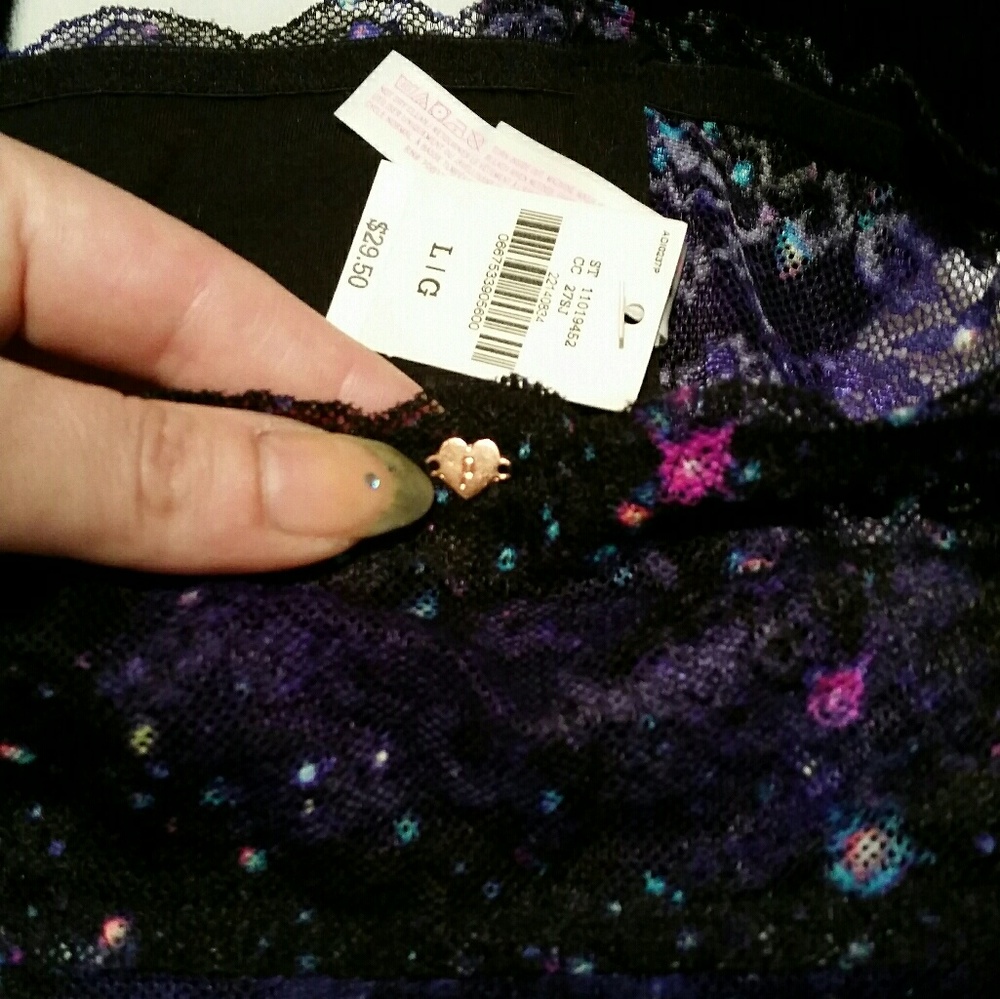 Vs Pink Galaxy bandeau lace - Picture 2 of 7