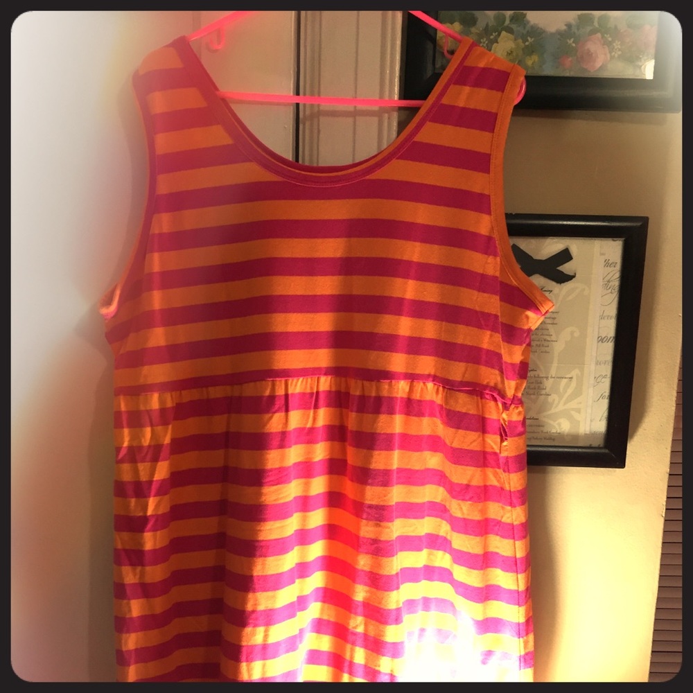 LWD STRIPE DRESS TANK STYLE!👒👒👒