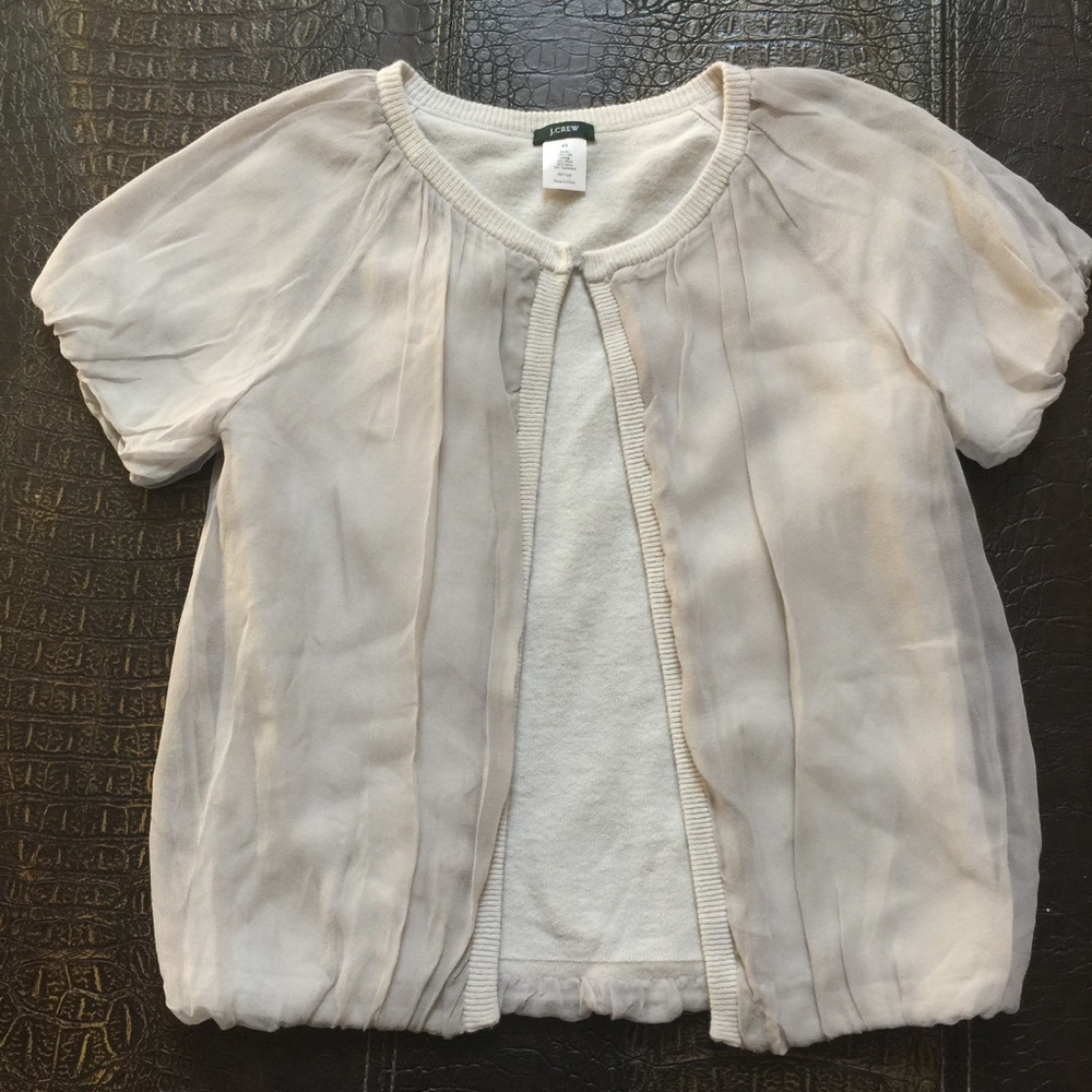 JCREW Silk and Cashmere Cardigan