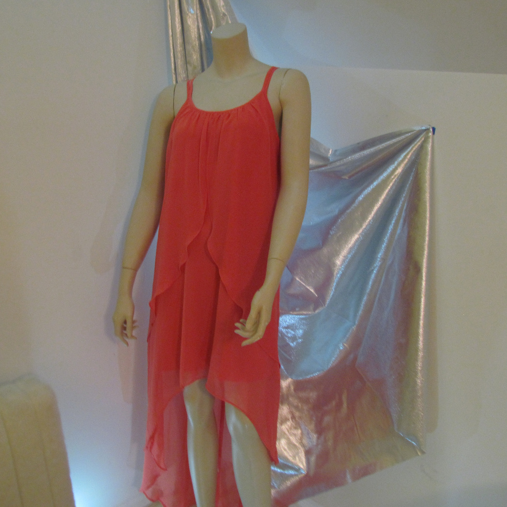 Go With The Flow Peach Dress