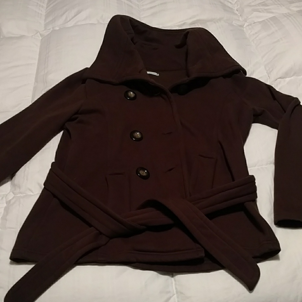 Brown maurices pea coat