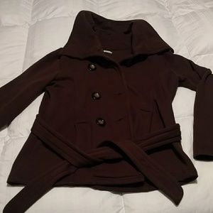 Brown maurices pea coat
