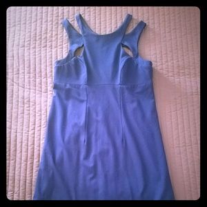 BETSEY JOHNSON Royal blue cut out dress