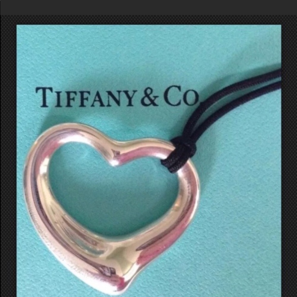 Tiffany & Co. Sterling Silver Open Heart