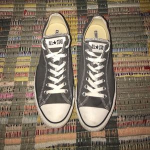 Gray low rise All Star Converse