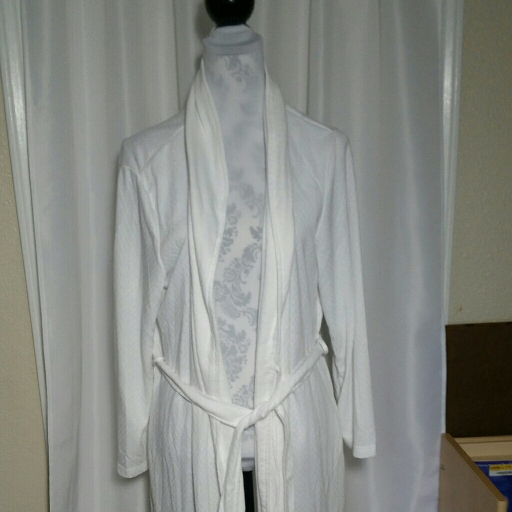 White Bathrobe