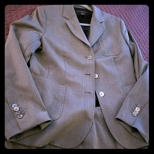 Classic Gray Skirt Suit