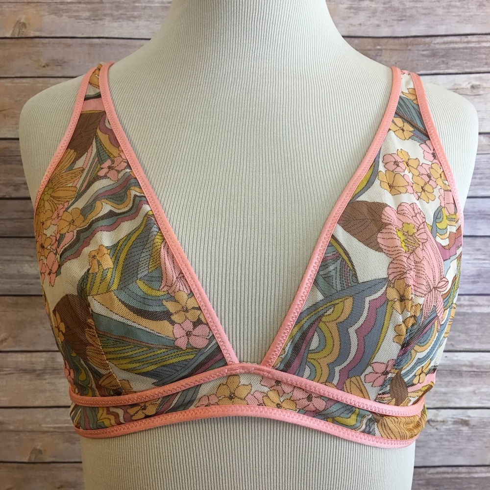 🌀Victoria's Secret🌀 MESH FLORAL BRALETTE