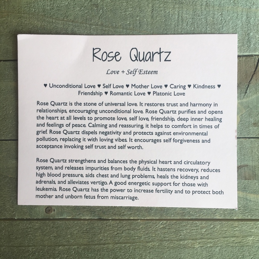 Rose Quartz & Rutilated Quartz Bracelet - Picture 3 of 3