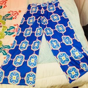 MEDALLION PRINT PALAZZO PANT