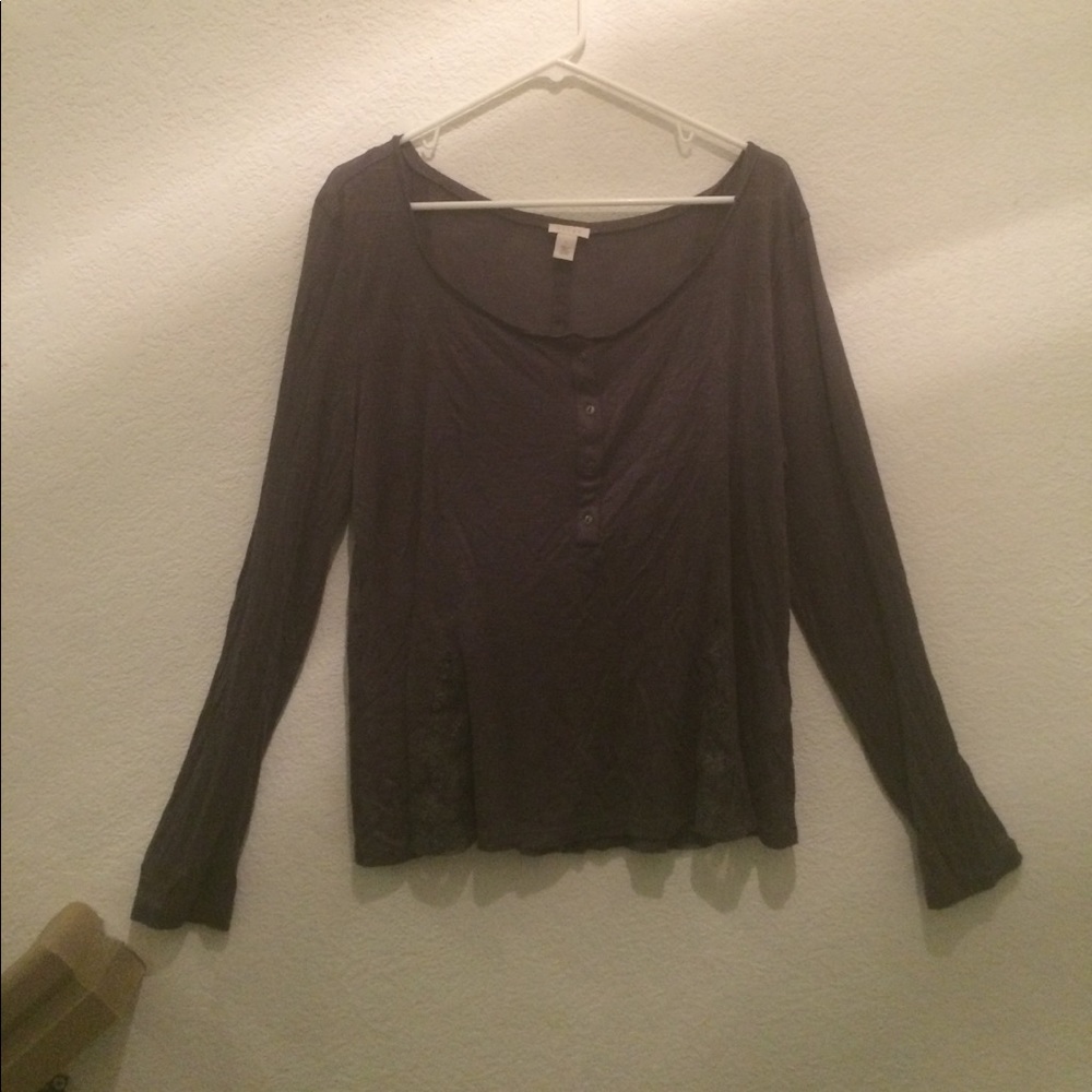 Loose grey long sleeve