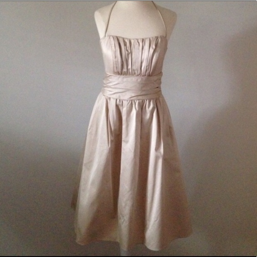 Champagne Bridesmaid Dress