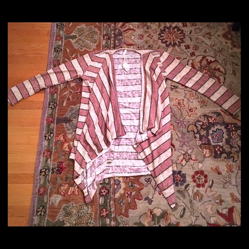 Cozy Open Striped Sweater