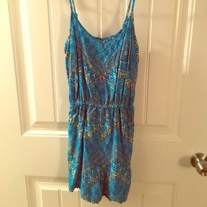Printed Shorts Romper - one piece - size small