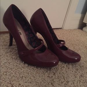 American Eagle Maroon Heels