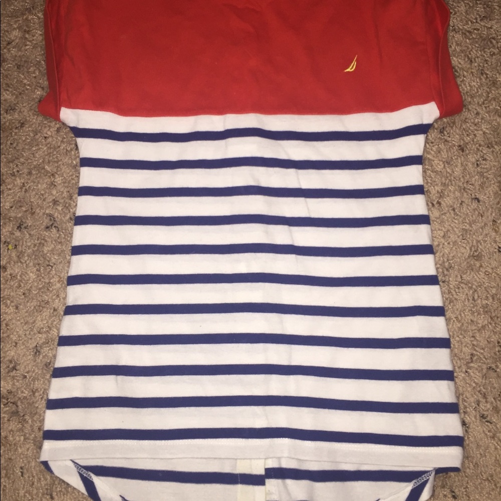Nautical Girls high low top