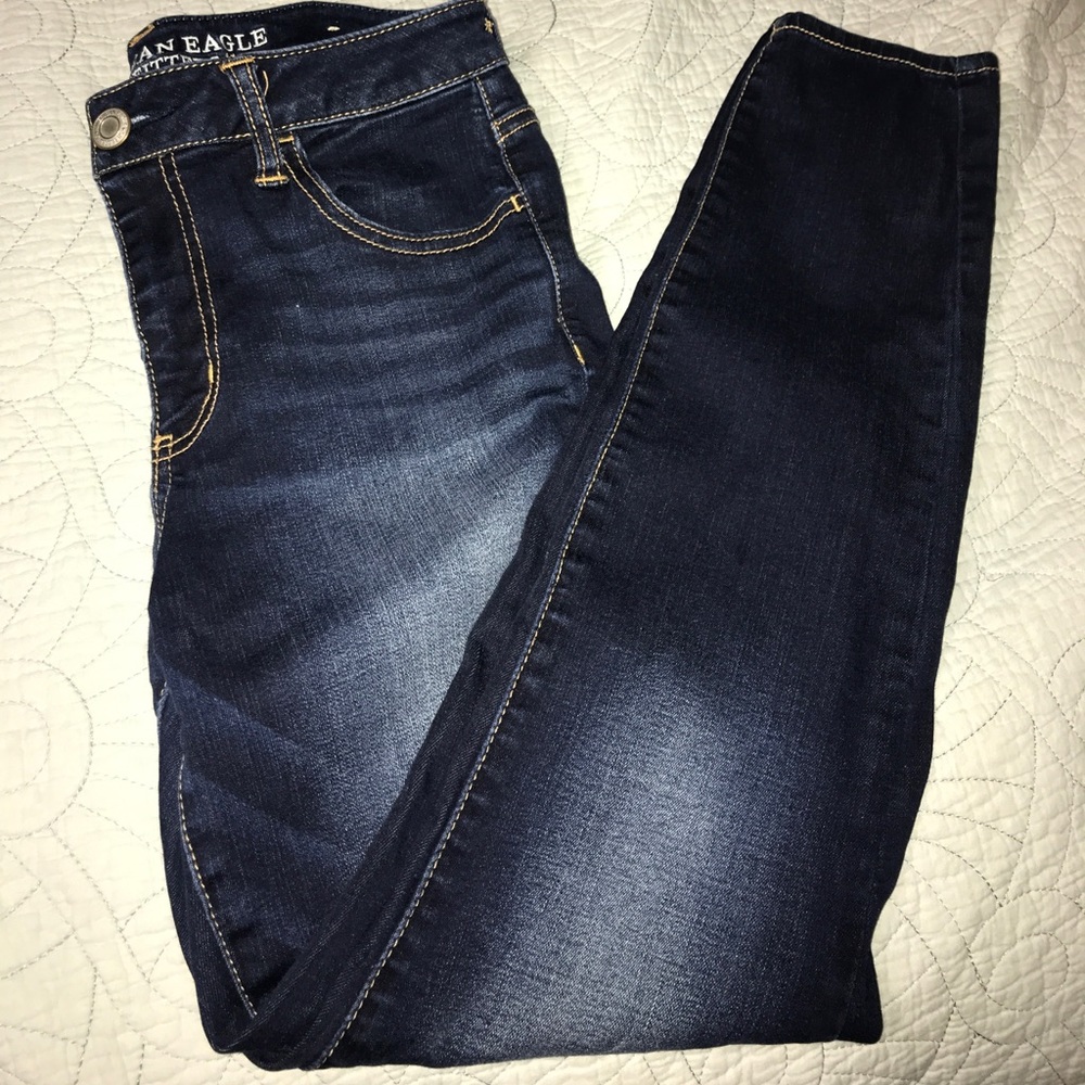 Hi-rise jeggings