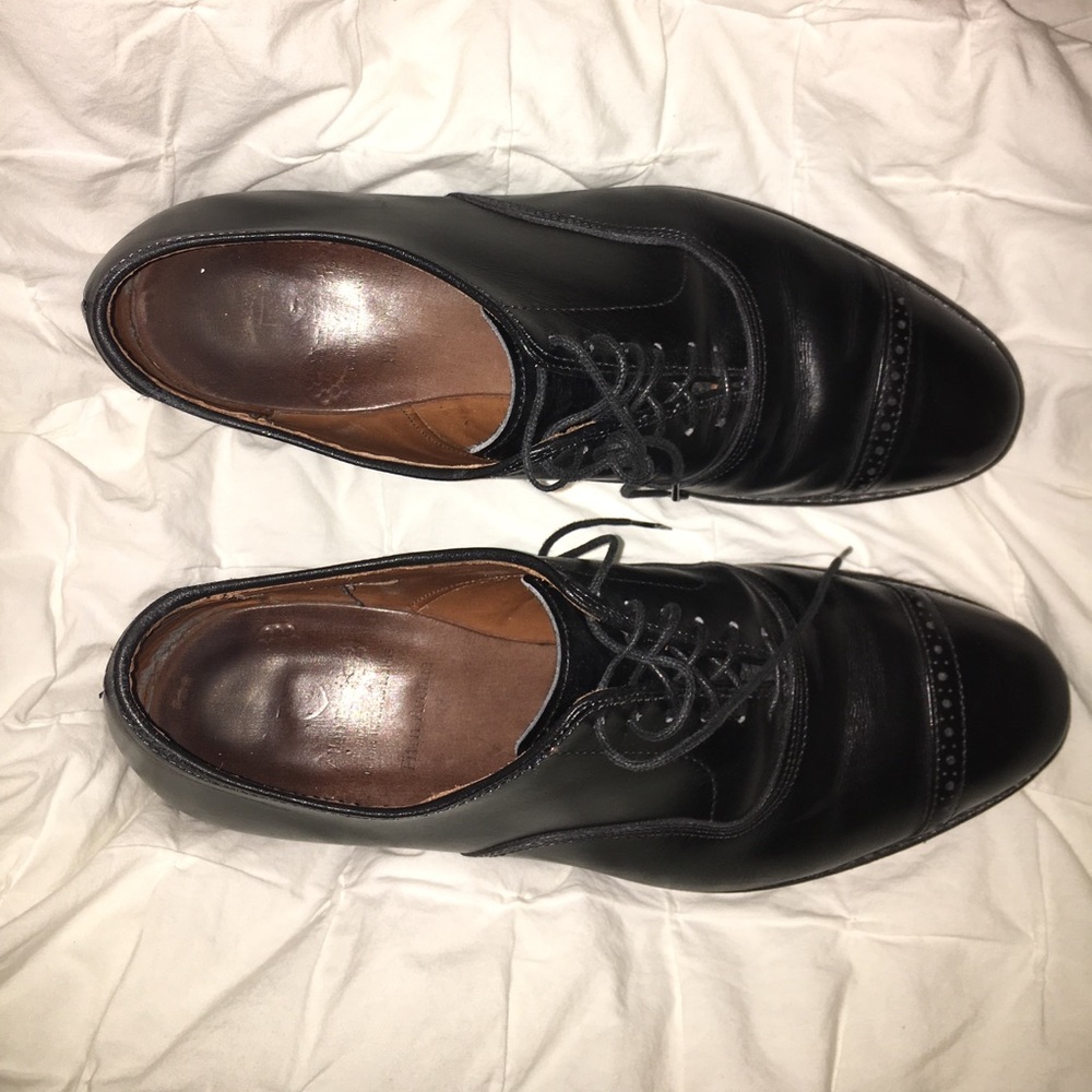 Mens Allen Edmonds Fifth Ave Dress Shoe (Black)