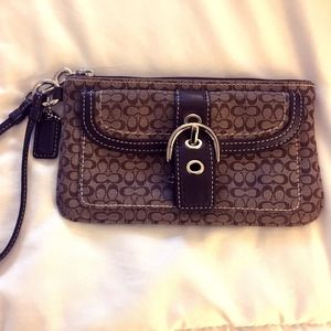 Signature Coach Wristlet