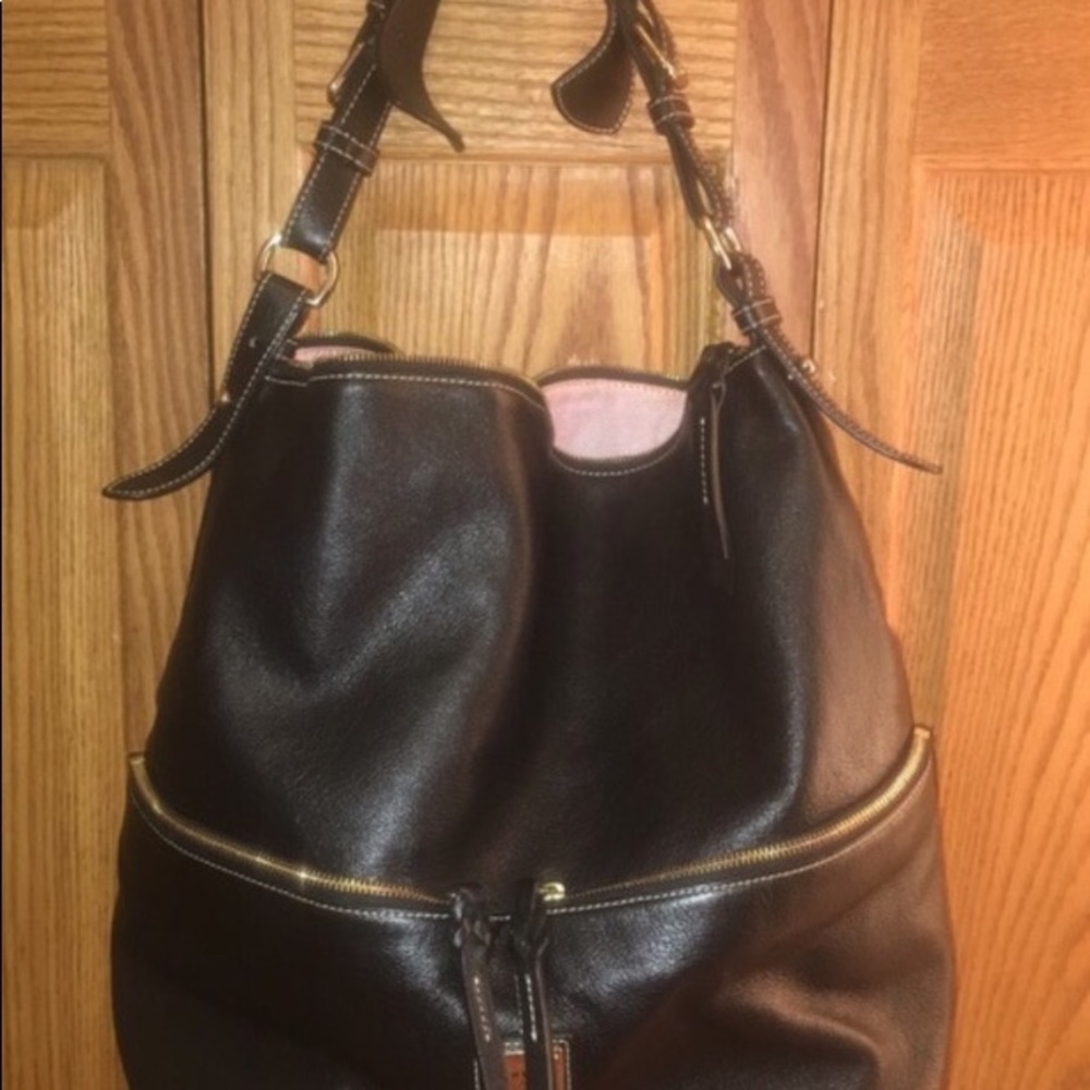 Dooney and Bourke leather hobo bag