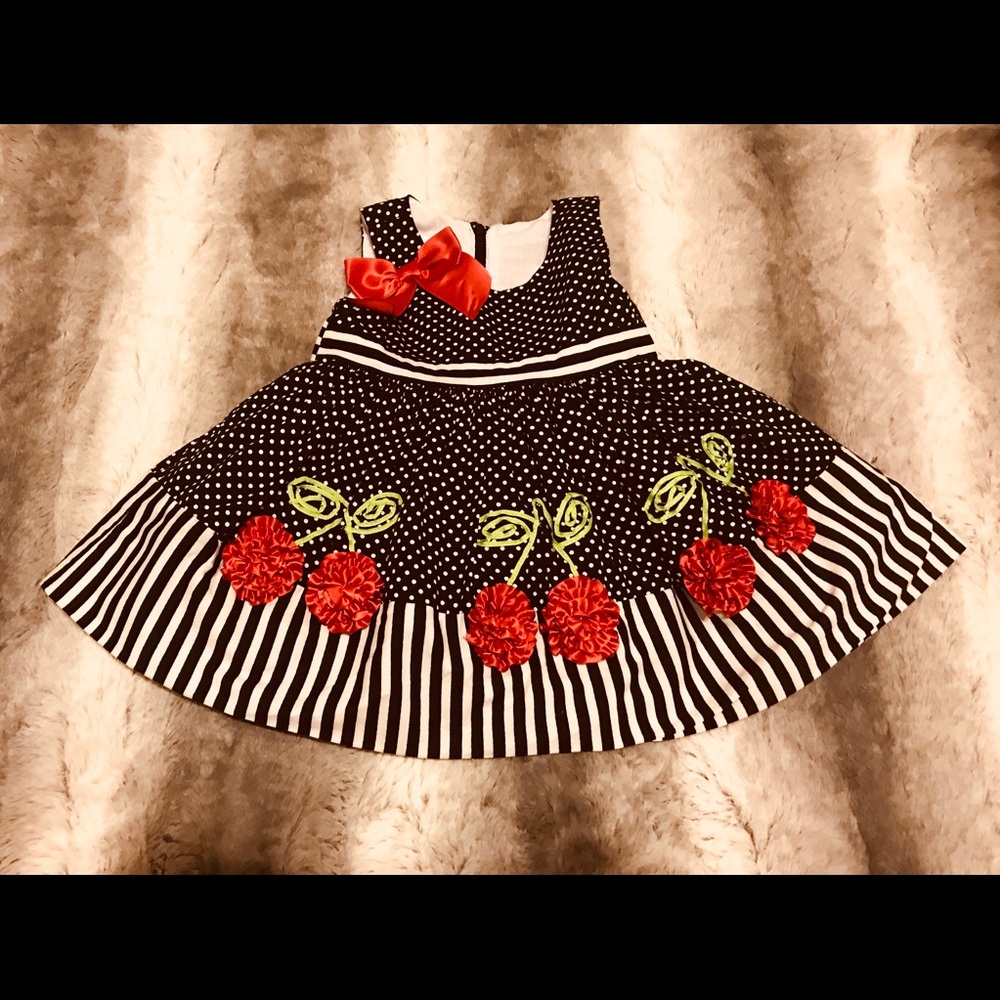 Cute Bonnie Baby little dress for girl 12 months