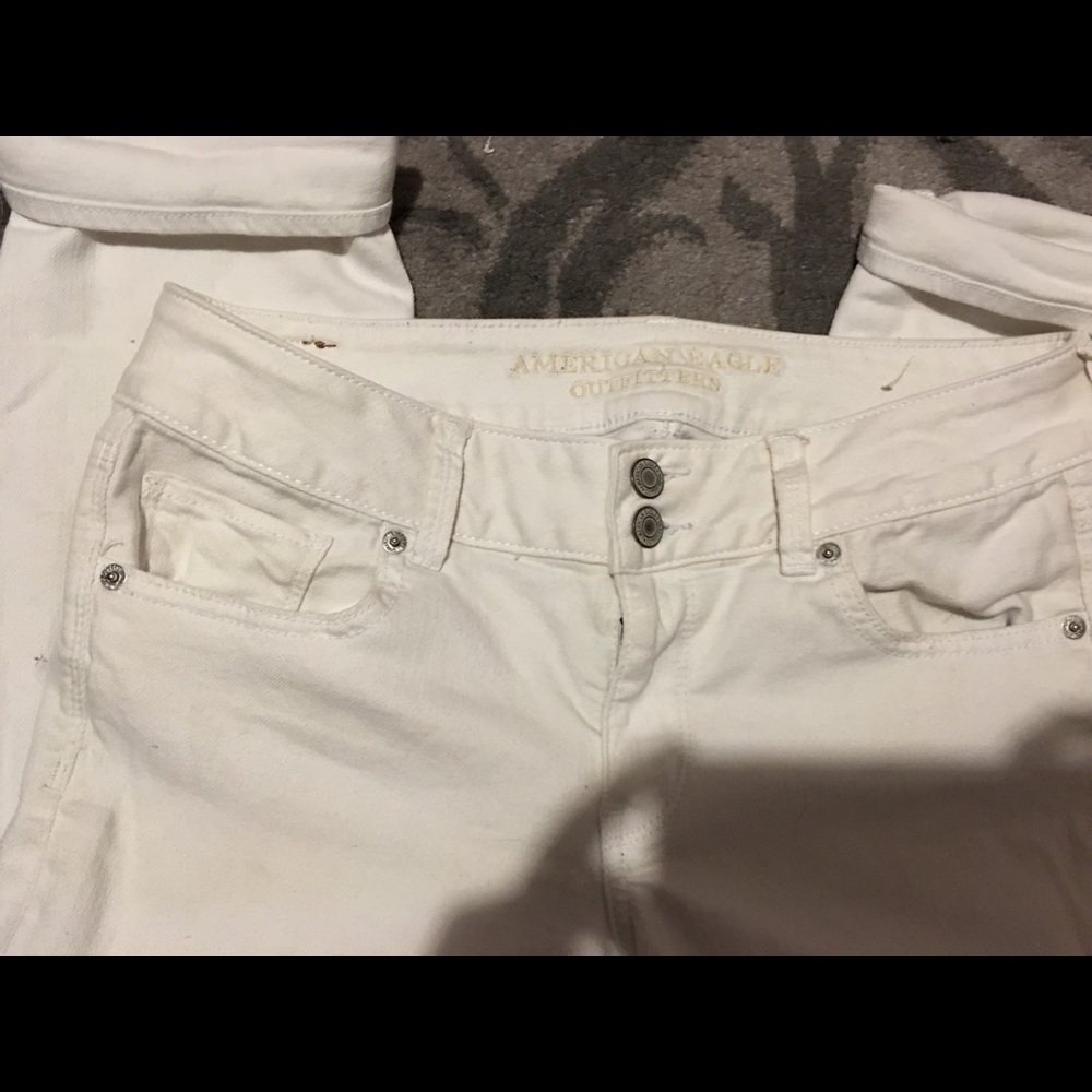 White American eagle pants