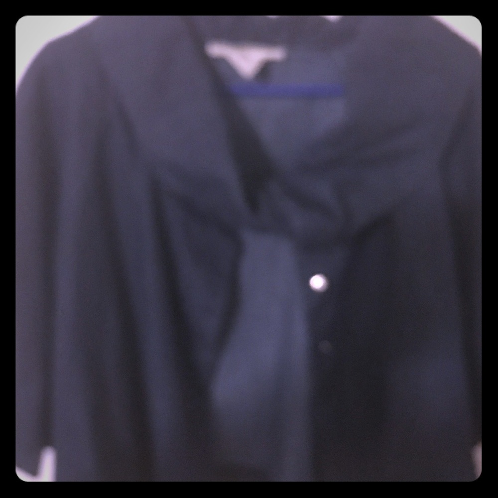 Blue scoop-neck Top