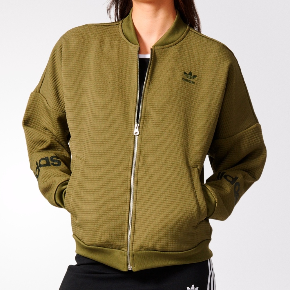 Adidas Women's Olive Track Jacket