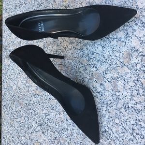 Stuart Weitzman  4” Pumps - black suede