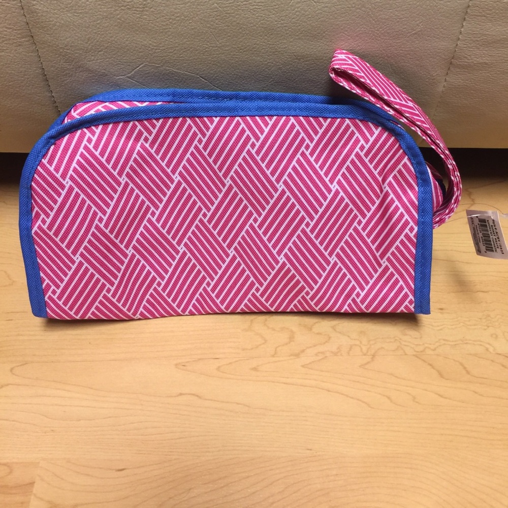 Basket Weave cosmetic bag