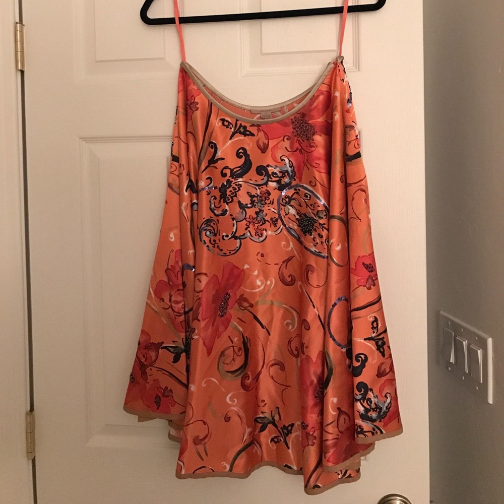 Gorgeous silk sequin skirt