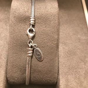 Authentic Pandora sterling silver charm bracelet