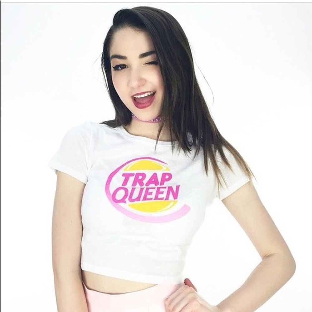 TRAP queen crop top