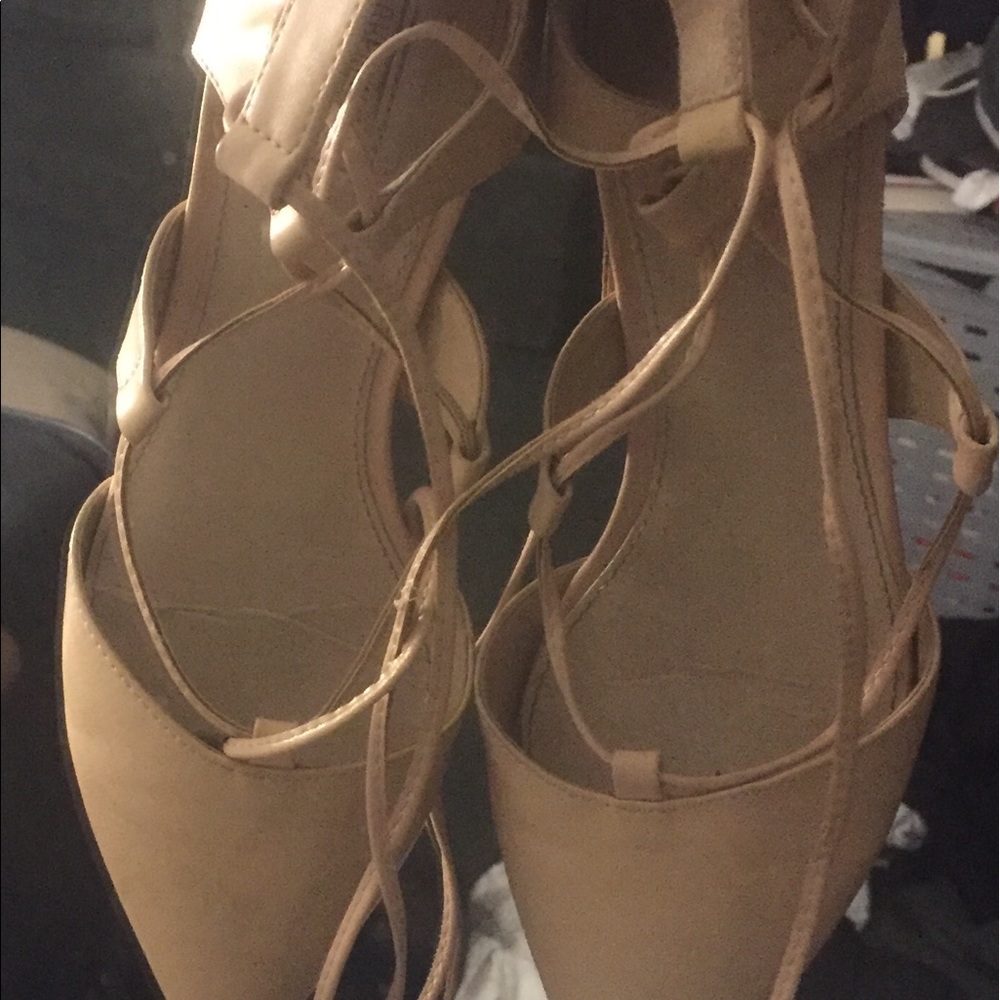 Forever 21 lace up sandals