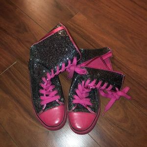 Glitter high tops