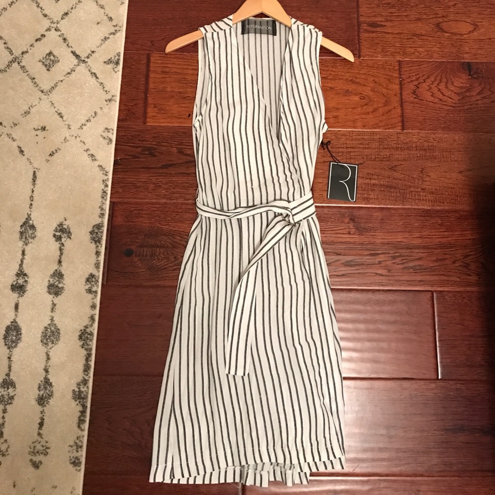 Reformation Katarina wrap dress