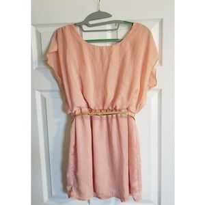 Fashion statement peach dress
