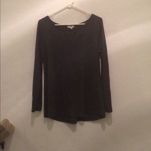 Size large dark grey long sleeve