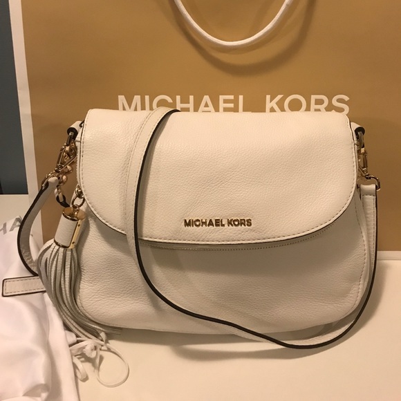 Michael Kors Bags Michael Kors White Crossbody Satchel Poshmark