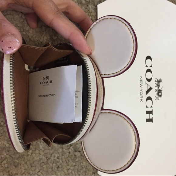 NWT Coach x Disney Mickey coin pouch - Picture 2 of 3