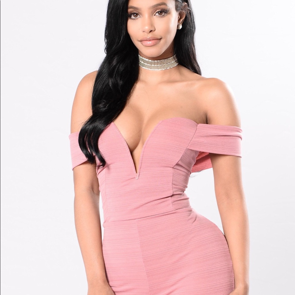 Rose Fashion Nova Jumpsuit SOLD