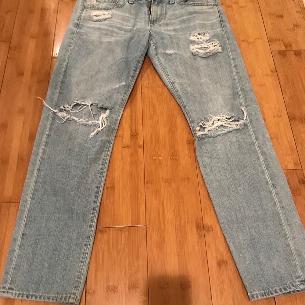 AG (Adriano Goldschmied) Slouchy Crop Jeans