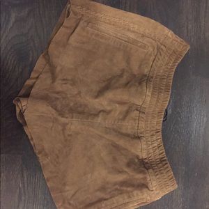 cute suede shorts