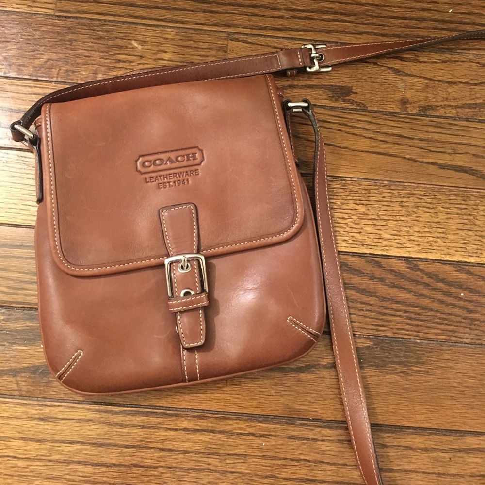 Coach leather crossbody!