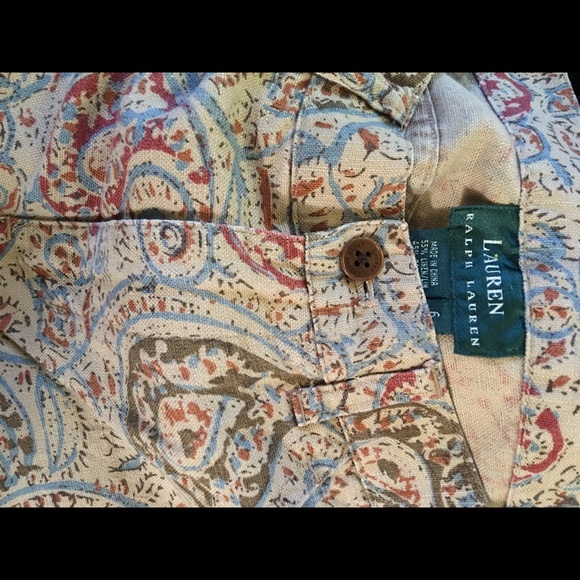 Ralph Lauren Paisley Linen jeans - Picture 4 of 4