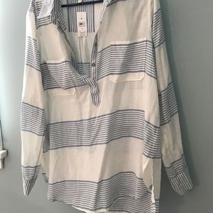 Loft striped blouse