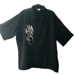 NWT Size XXL “D Clothing” Button Down Retro Shirt