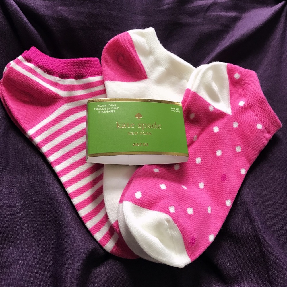 ♠️ Kate Spade socks in pink