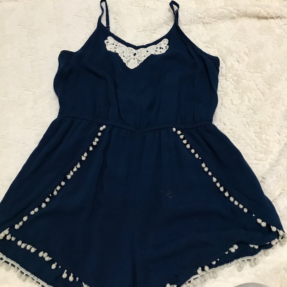 Royal blue romper