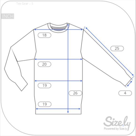 Tek Gear Men's Micro Fleece Lined Performance Top - Picture 7 of 7